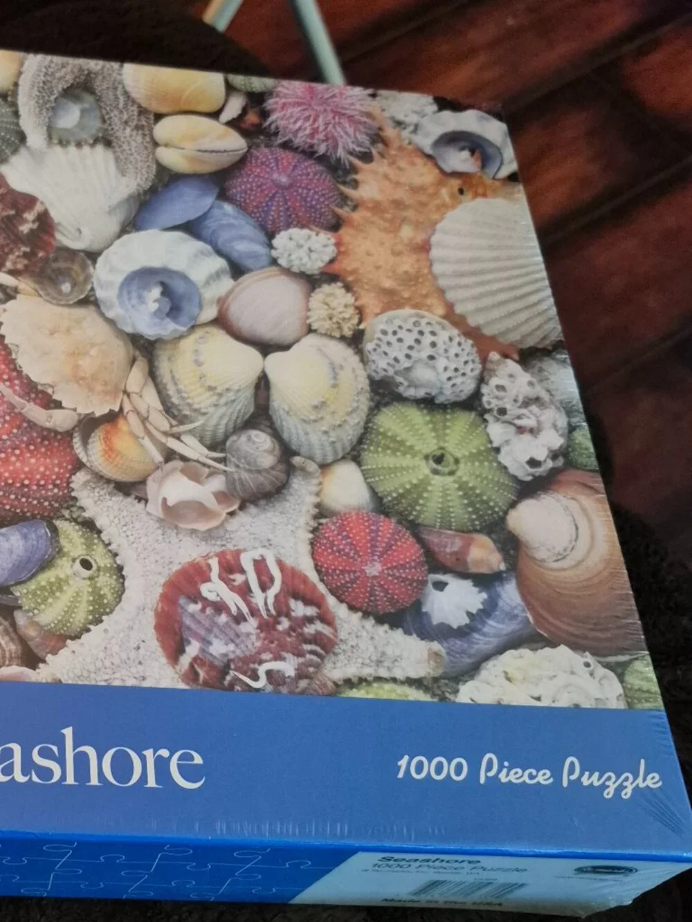 Re-Marks Seashore 1000 Piece Jigsaw Puzzle Collage Colorful Shells Starfish NIB